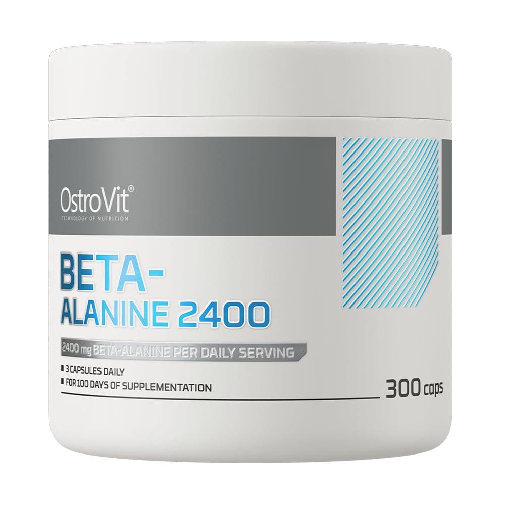 Бета-аланін OstroVit Beta-Alanine 2400 мг, 300 капсул